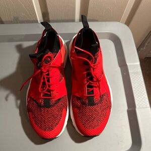 Nike Air Huarache Run Ultra Red Black Sneakers Men 9.5 Women 11